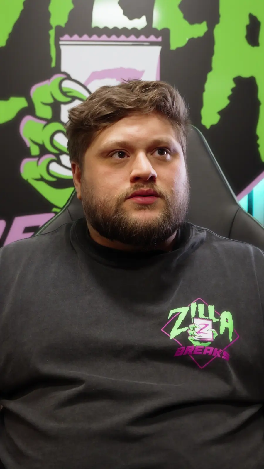 Quintin inside the Zilla Breaks studio