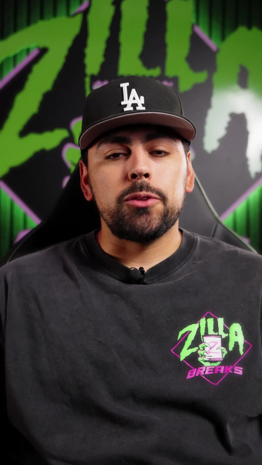Trey inside the Zilla Breaks studio